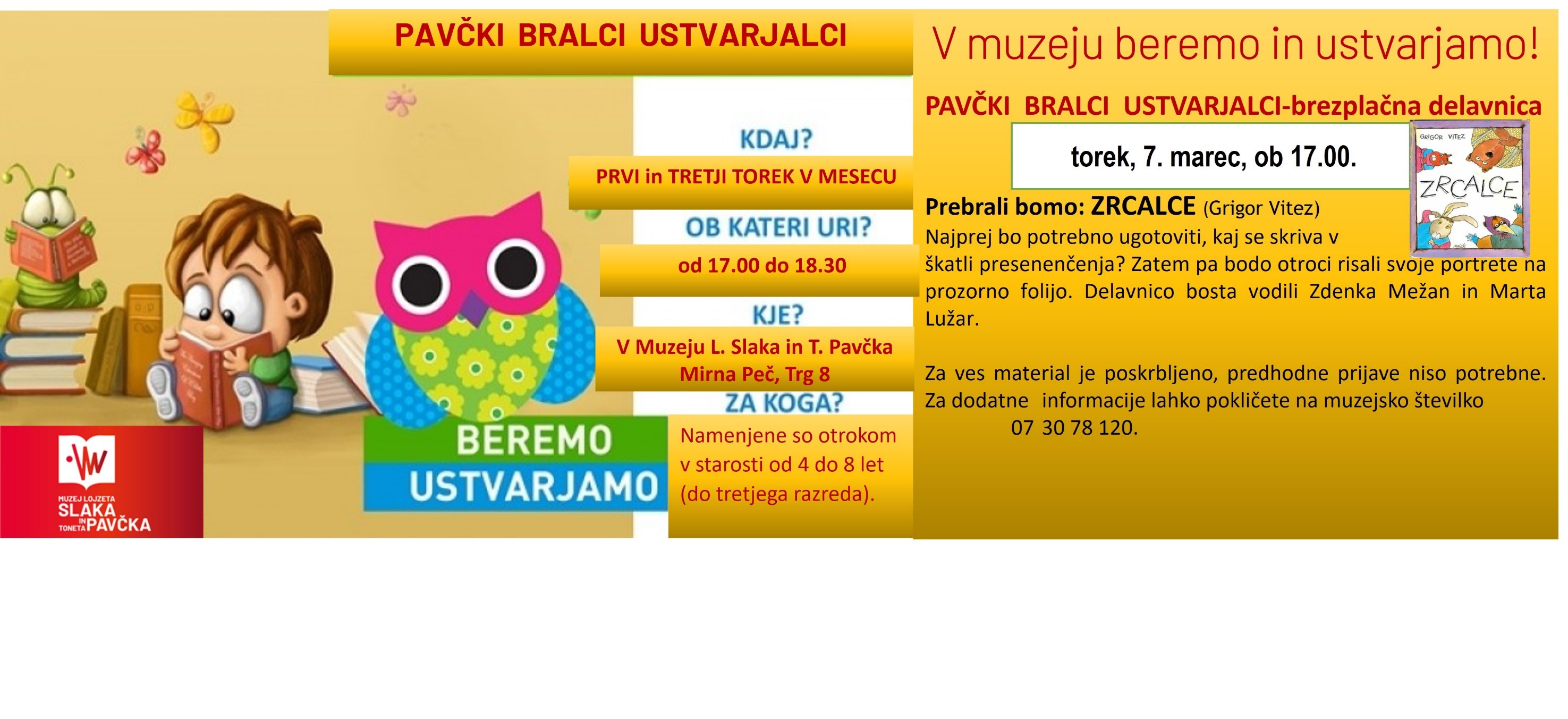 PAVČKI BRALCI USTVARJALCI 7.3.